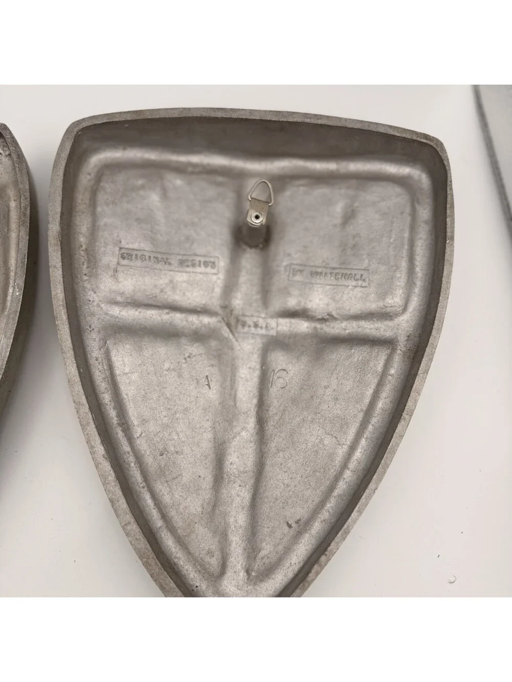 Vintage Whitehall Cast Aluminum Mid-evil Shield Plaque Wall Hanging Art Set of 3